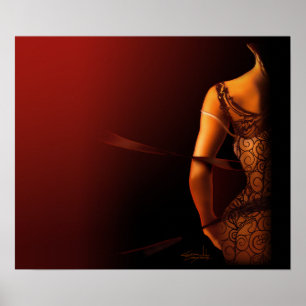 Affiche de sablier par Cheryl Daniels