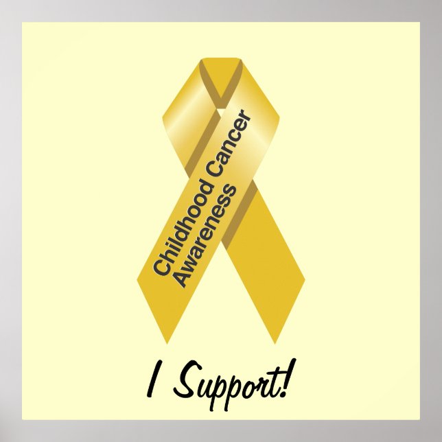 Affiche de sensibilisation au cancer chez les enfa (Devant)