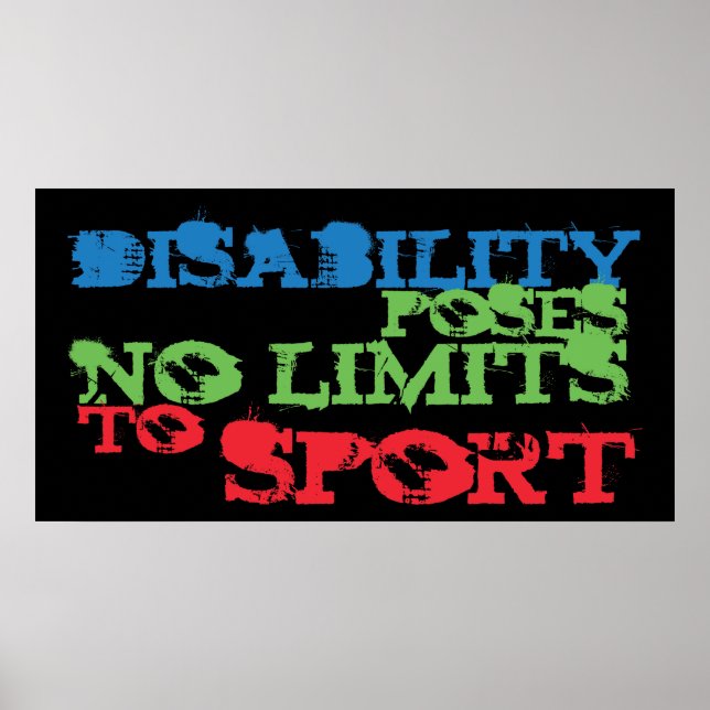 Affiche de sensibilisation aux handicaps (Devant)