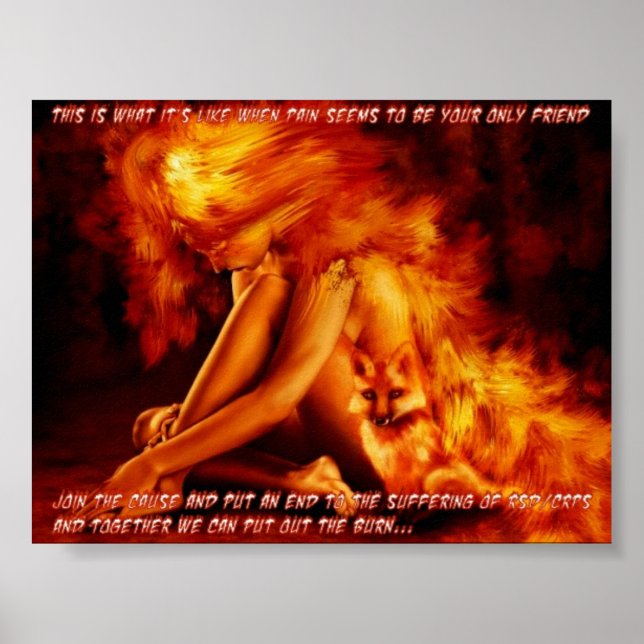Affiche de sensibilisation RSD/CRPS (Devant)