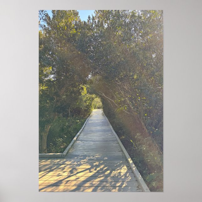 Affiche de sentier de parc (Devant)
