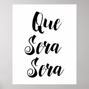 Affiche de sérums de sérums de Que