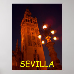 Affiche de Séville Catedral-Espagne