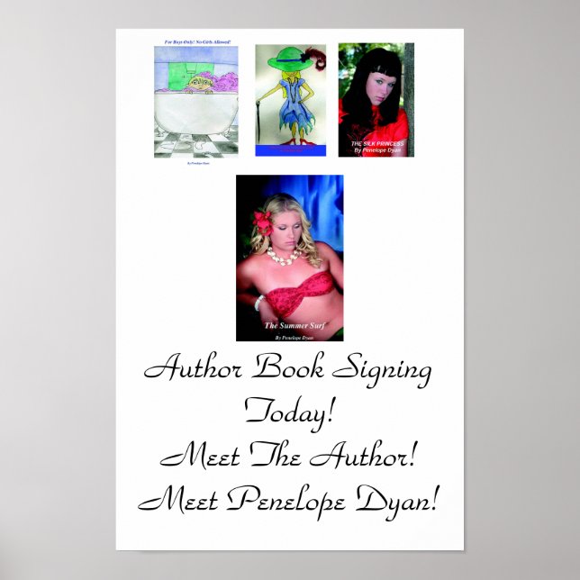Affiche de signature de livre (Devant)