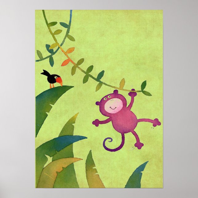 Affiche de singe (Devant)