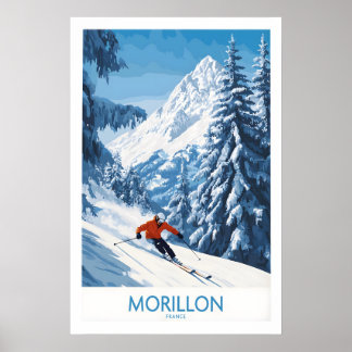 Affiche de ski Morillon 1