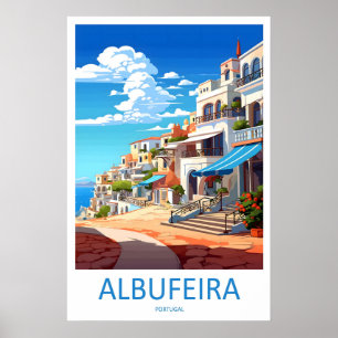 Affiche de ski vintage Albufeira Travel Park Natio