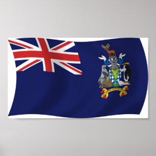 Affiche de So Georgia Et Sandwich Drapeau