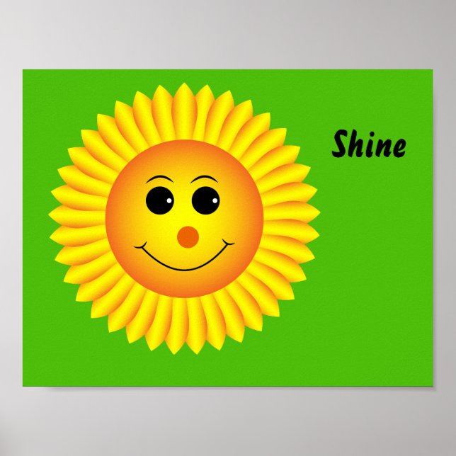 Affiche de soleil brillant (Devant)
