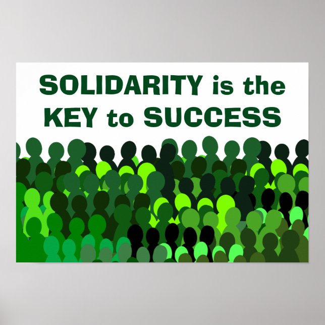 Affiche de solidarité (Devant)