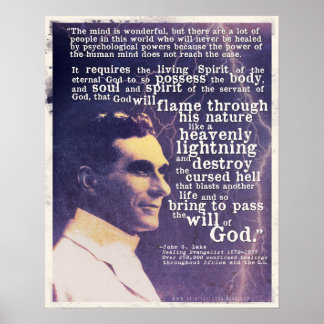 Affiche de soumission de John G Lake