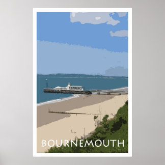Affiche de style Vintage BOURNEMOUTH