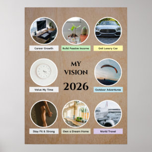 Affiche de tableau de vision de cercle moderne 202