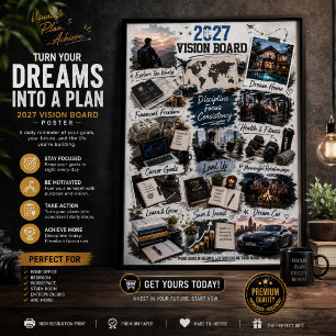 Affiche de tableau de vision pour hommes – Art mur