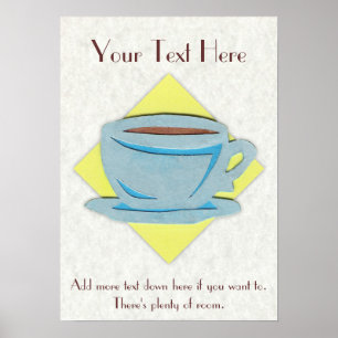 Affiche de tasse de café