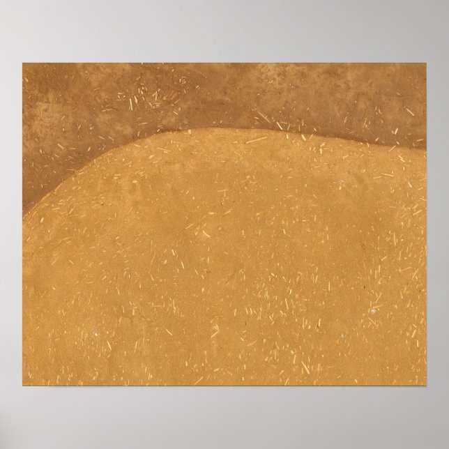 Affiche de texture de mur de boue abstraite (Devant)