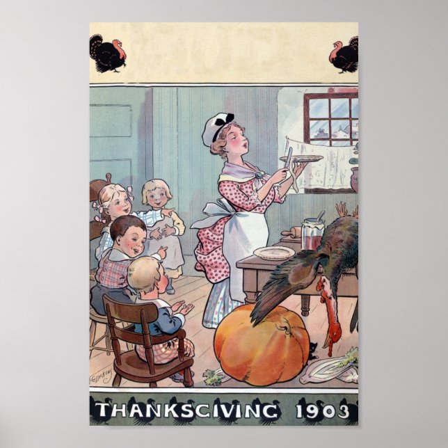 Affiche de Thanksgiving 1903 (Devant)