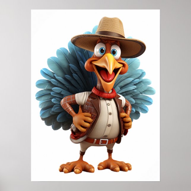 Affiche de Thanksgiving Western Turkey (Devant)