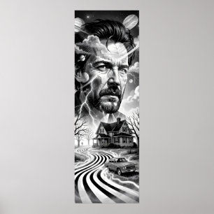Affiche de Thunder Road Dreamscape en Noir