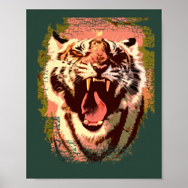 Affiche de tigre (Devant)