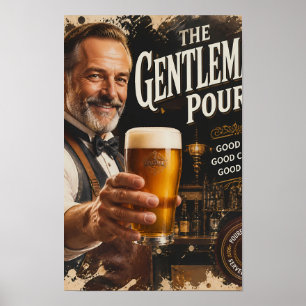 Affiche de toast de taverne classique et d'Amber C