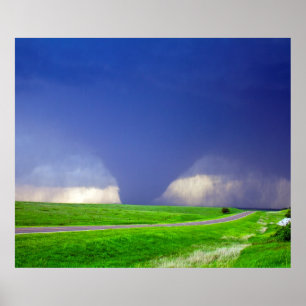 Affiche de tornade (grande) - 29x24