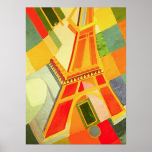 Affiche de Tour Eiffel de Robert Delaunay