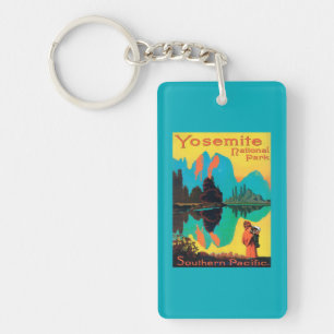 Affiche de touristes - parc national de Yosemite,