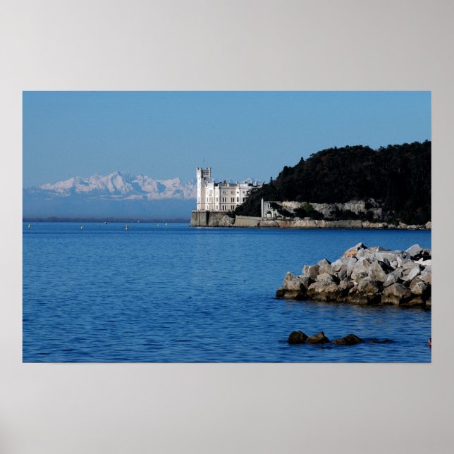 affiche de trieste miramare (Devant)