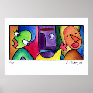 Affiche de trio par Lee Vandergrift
