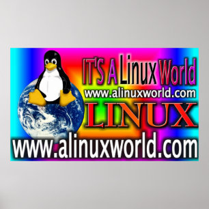 affiche de type alinuxworld