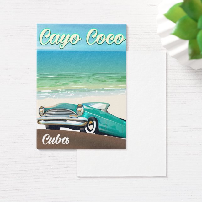 Affiche de vacances cubaines Cayo Coco (Bureau)