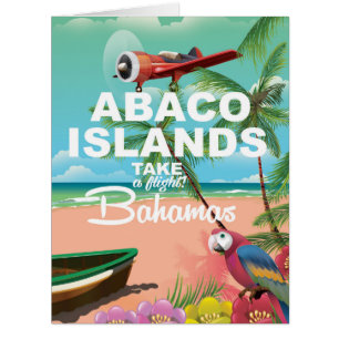 Affiche de vacances des îles Abaco