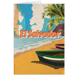 Affiche de vacances vintage El Salvador