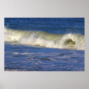 Affiche de vagues océaniques