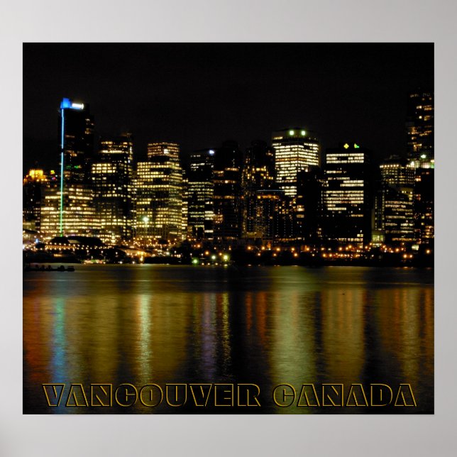 Affiche de Vancouver Imprimer Vancouver Cityscape  (Devant)