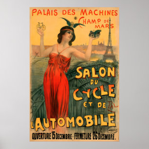 Affiche de vélo Salon Du Cycle