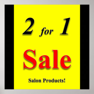 Affiche de vente de produit mat