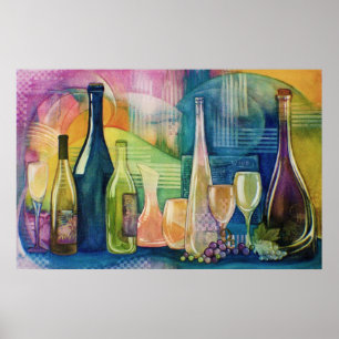 Affiche de vins de Californie