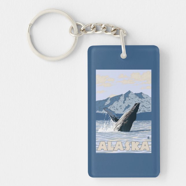 Affiche de Vintage voyage de baleine (Devant)