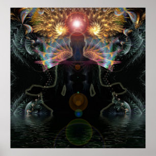 Affiche de visions méditatives