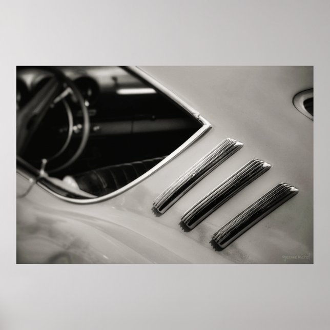 Affiche de voiture classique Imprimer (Devant)