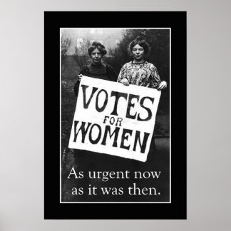 Affiche de vote des femmes vintages 2