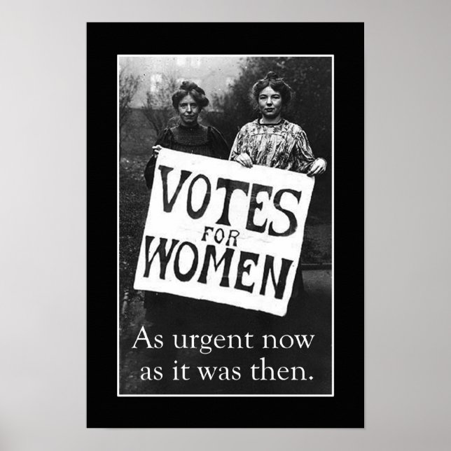 Affiche de vote des femmes vintages 2 (Devant)