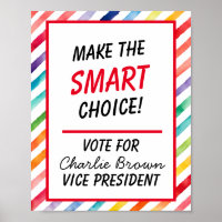 Affiche de vote pour la classe scolaire - Vote int