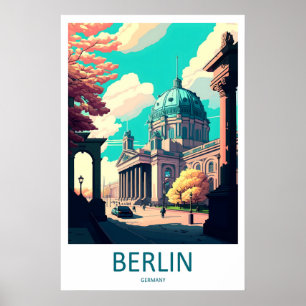 Affiche de voyage à Berlin Allemagne 2