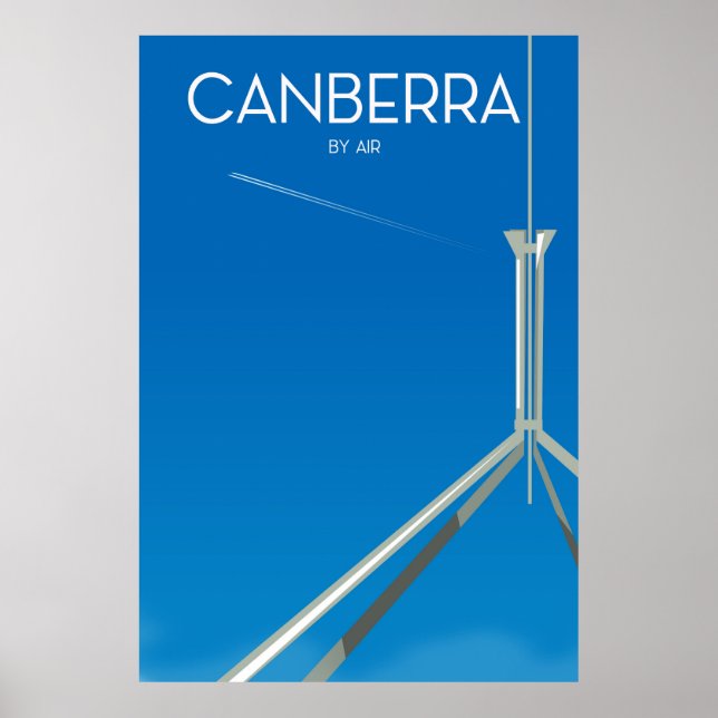 Affiche de voyage à Canberra Australie (Devant)