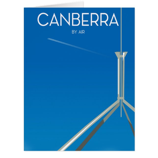 Affiche de voyage à Canberra Australie (Devant)
