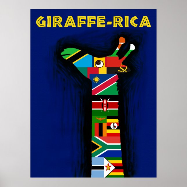 Affiche de voyage africaine (Devant)