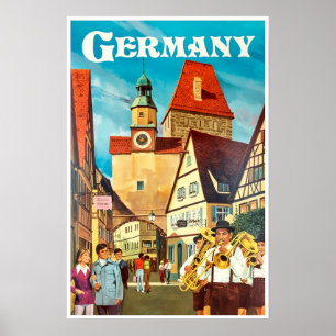 Affiche de voyage Allemagne 